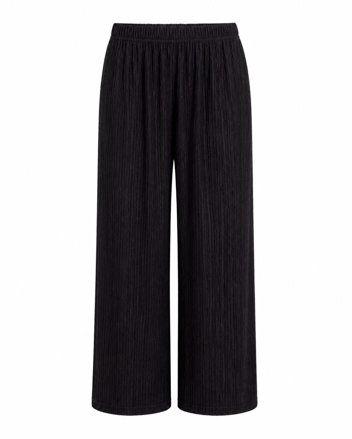 Crochet Knit Pants – Relaxed Textured Statement Trousers