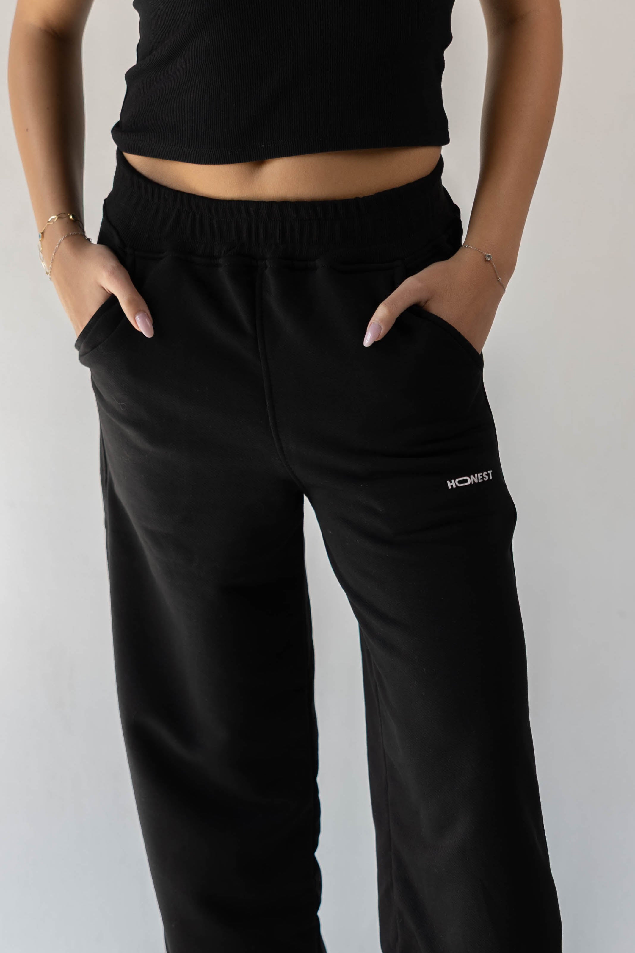 HONEST Black Sweatpants