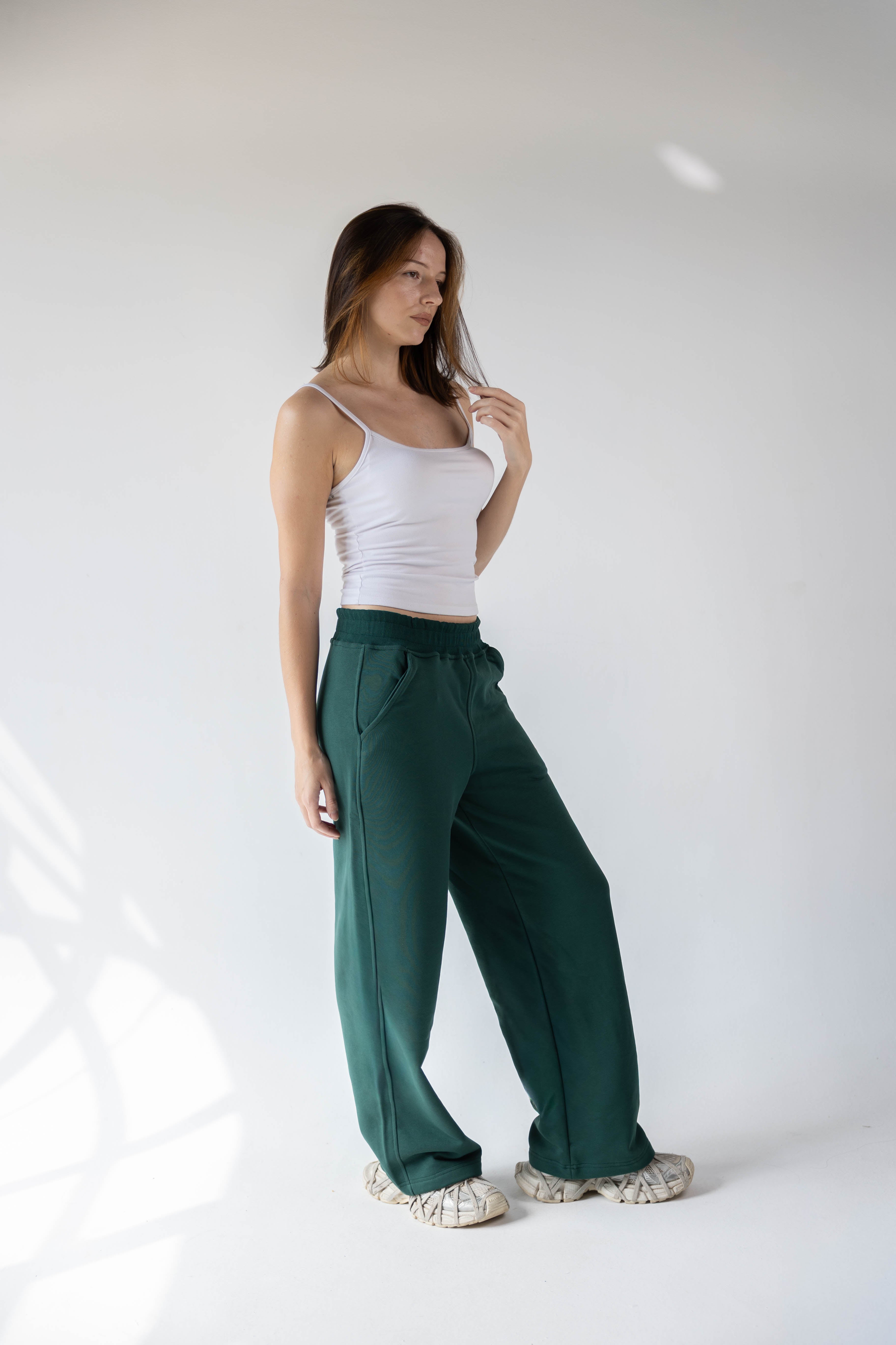 HONEST Green Sweatpants