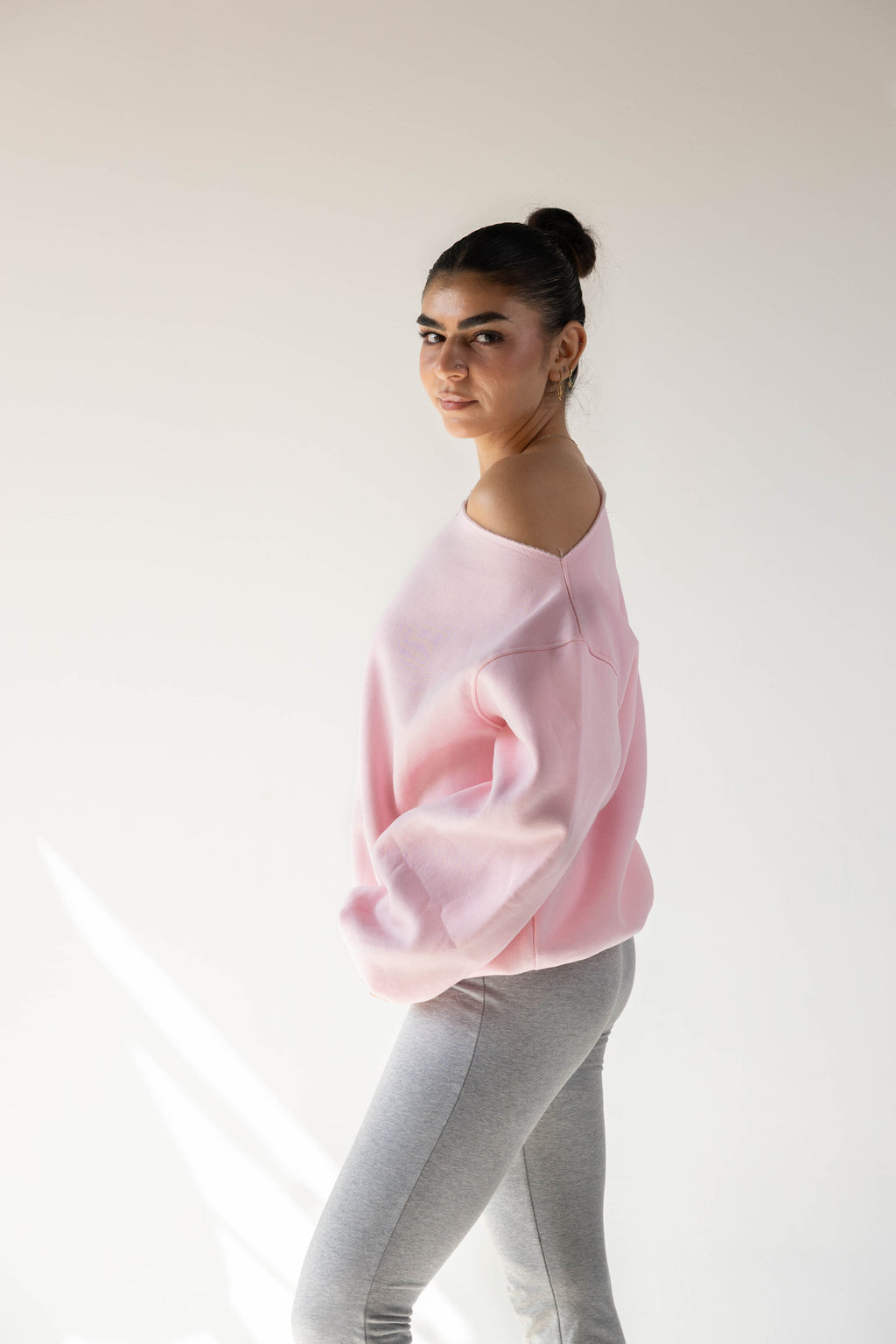 HONEST Off-Shoulder Sweatshirt