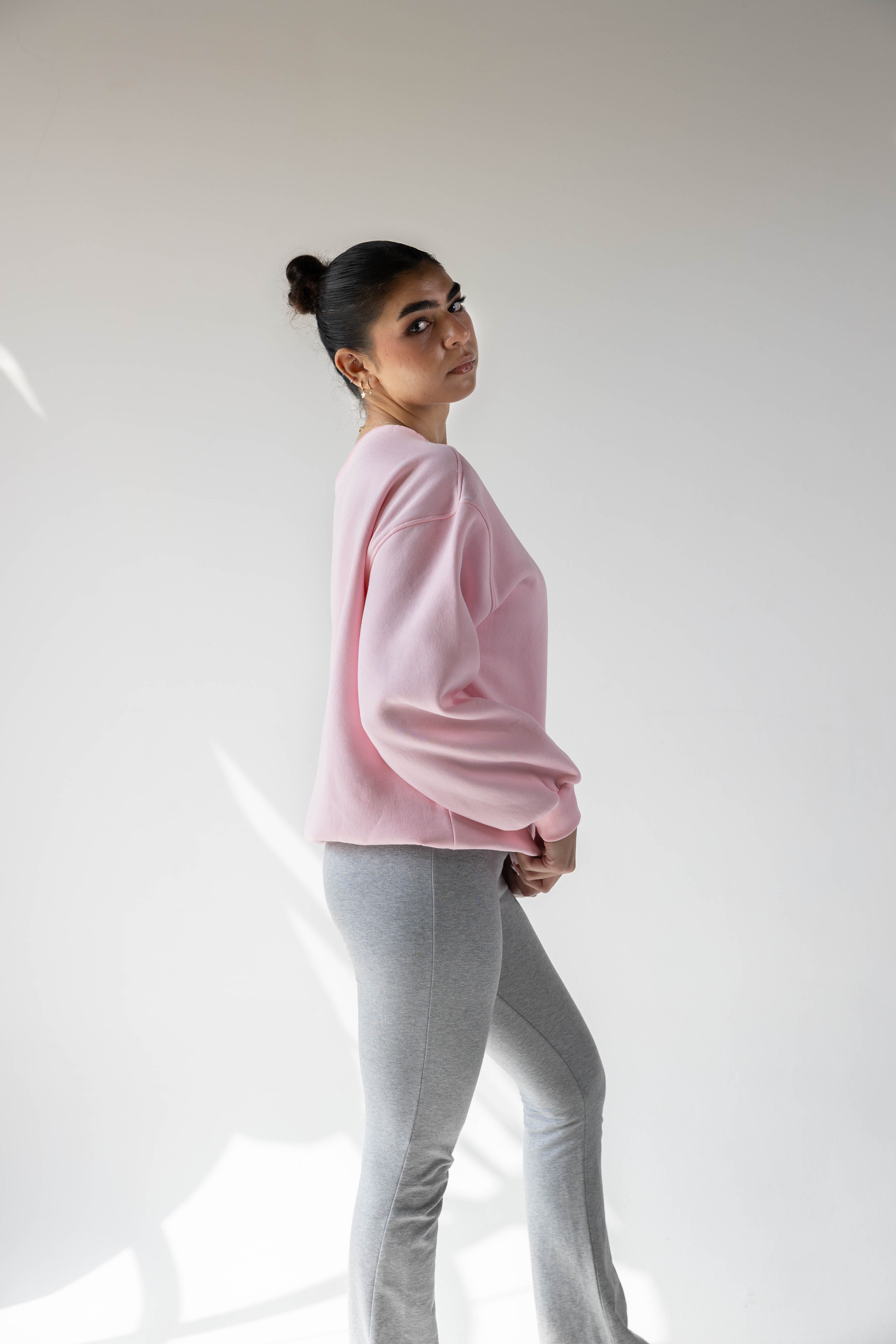 HONEST Off-Shoulder Sweatshirt