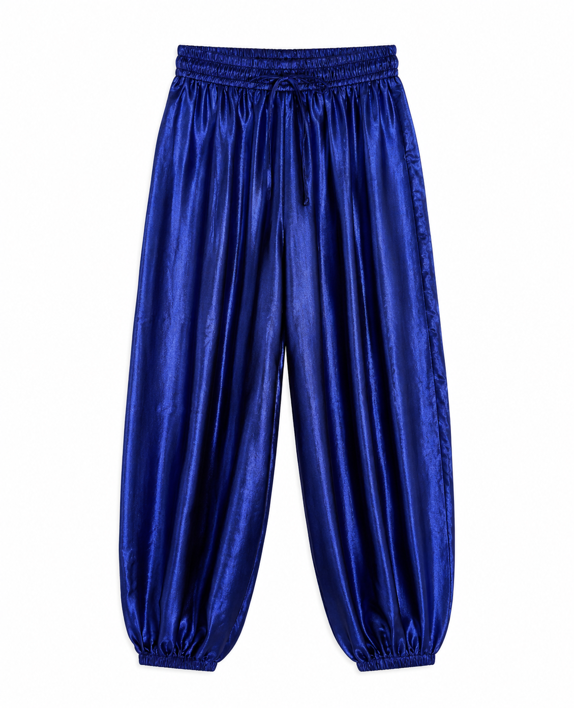 Metallic Shiny Pants – High Waist Statement Fashion Trousers