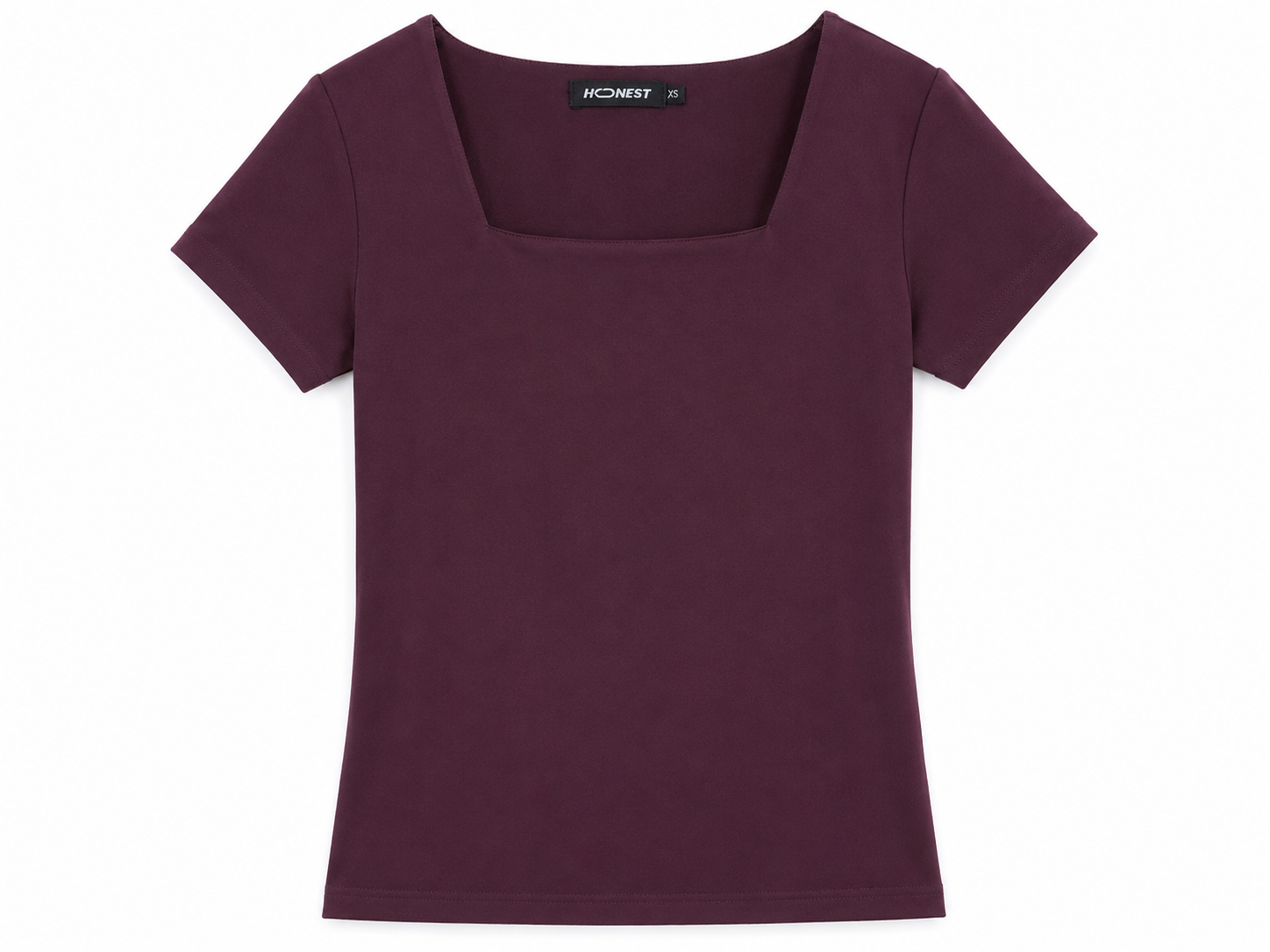 Square Neck Double Layer Top