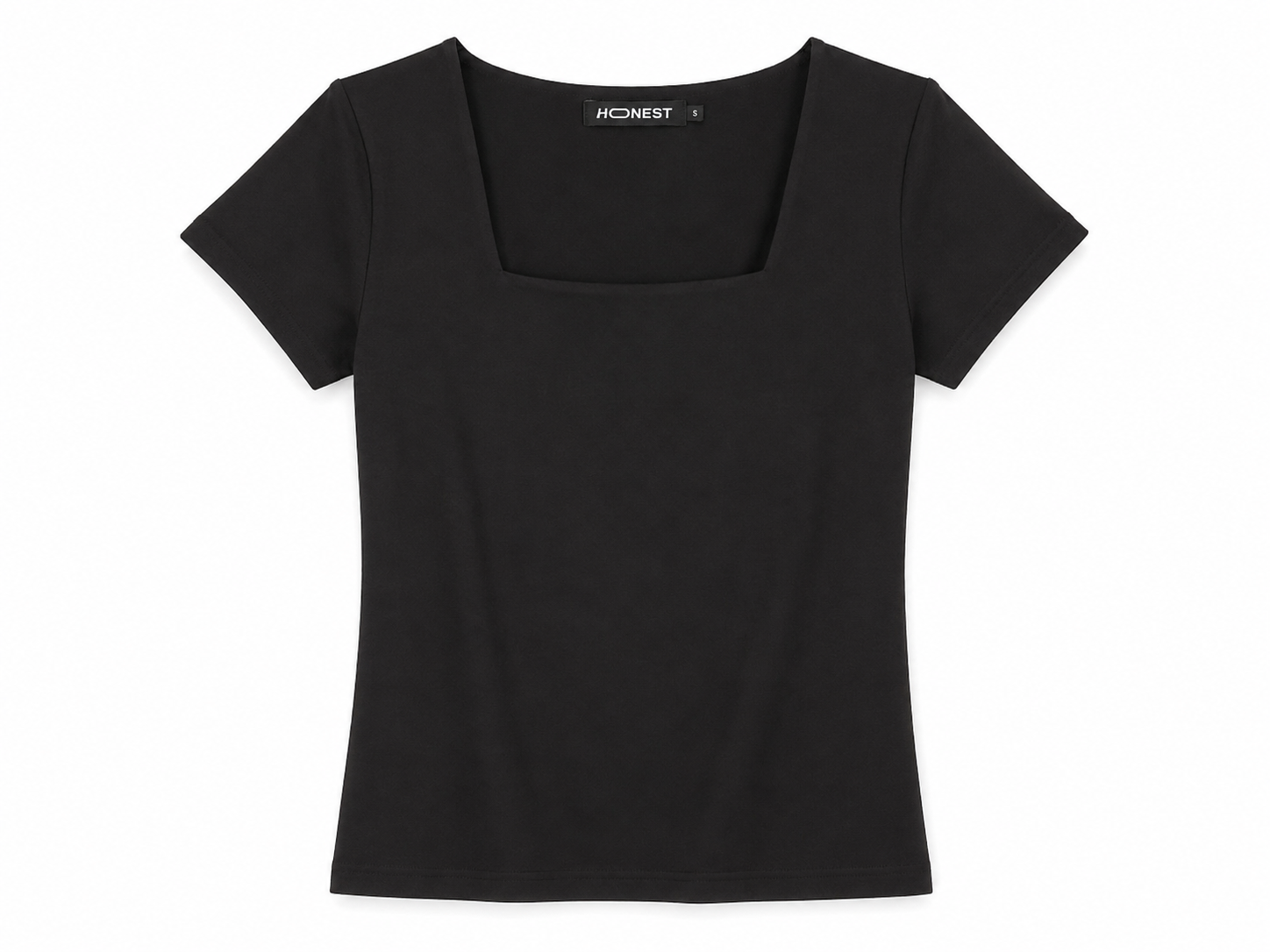 Square Neck Double Layer Top
