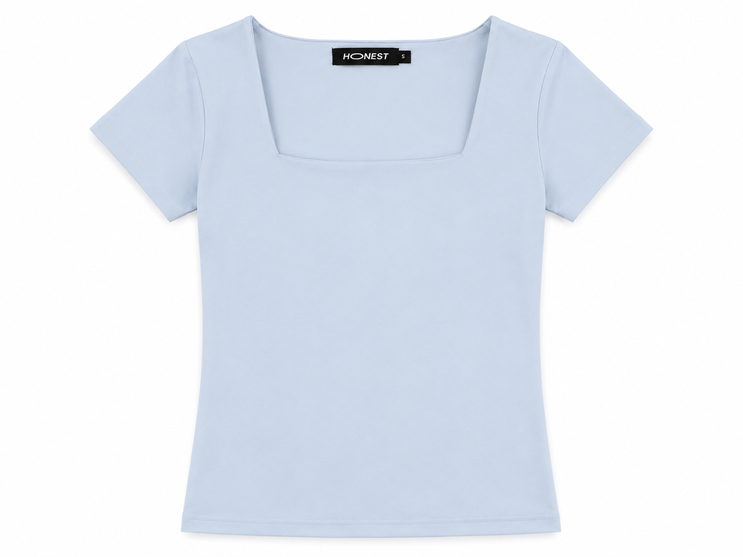 Square Neck Double Layer Top