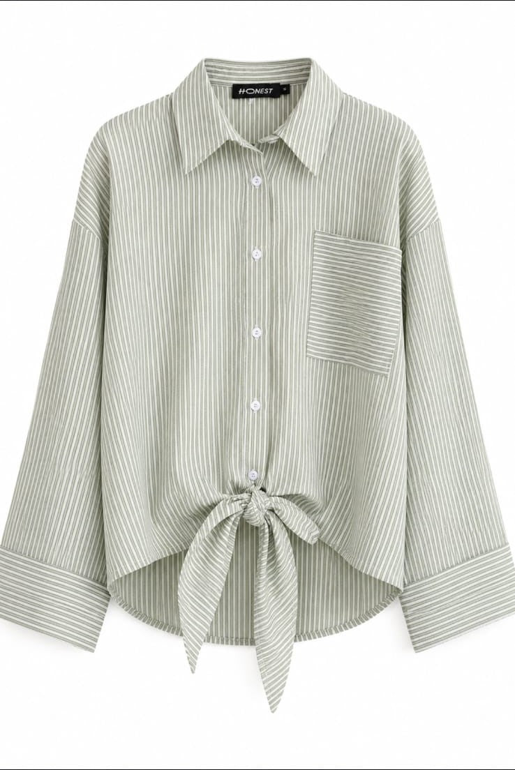 Tie Crochet Shirt