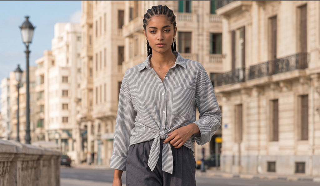 Tie Crochet Shirt